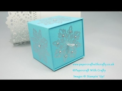 Cubed Gift Box with Drawer Opening