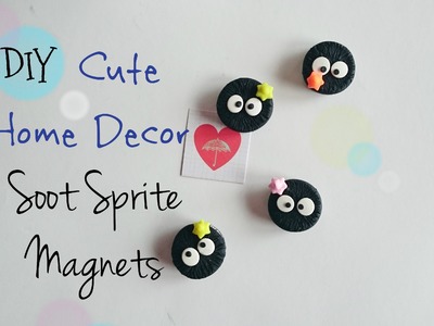 Cute Home Decor: Soot Sprite Magnets Fan Art