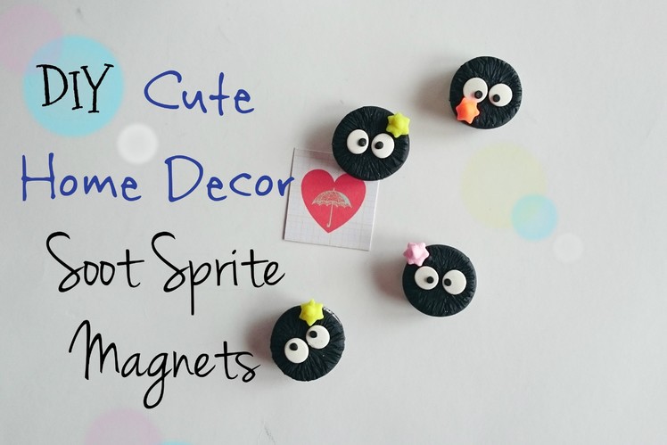 Cute Home Decor: Soot Sprite Magnets Fan Art