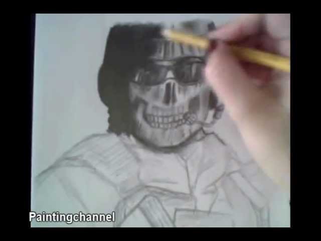 How to draw Call of Duty - Ghost