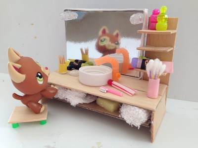 How to make a LPS Bathroom Vanity & accessories