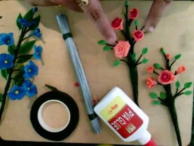 How to make clay flowers: step 1: Things you need
