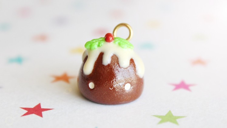 Kawaii Christmas Pudding │ Polymer Clay Tutorial