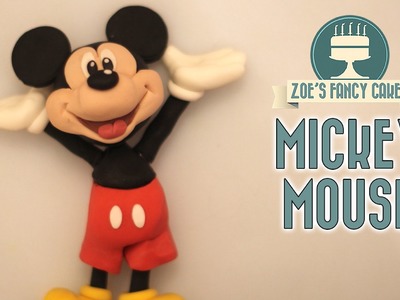 Mickey mouse cake topper tutorial