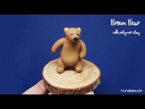 Miniature Bear Tutorial with Polymer Clay