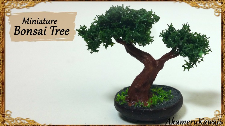 Miniature Bonsai Tree - Polymer Clay Tutorial