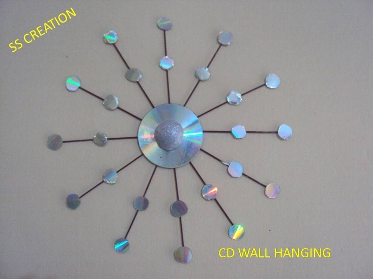 RECYCLED CD'S WALL HANGING