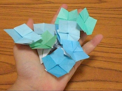 Simple Origami: Lesson 59 - Hydrangea