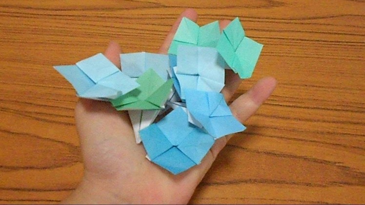 Simple Origami: Lesson 59 - Hydrangea