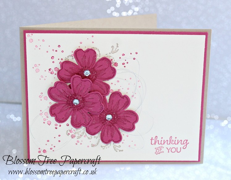 Stampin' Up! Timeless Textures with Flower Shop Thinking of You Card