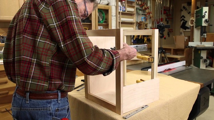 The Down to Earth Woodworker - How To Install Drawer Slides