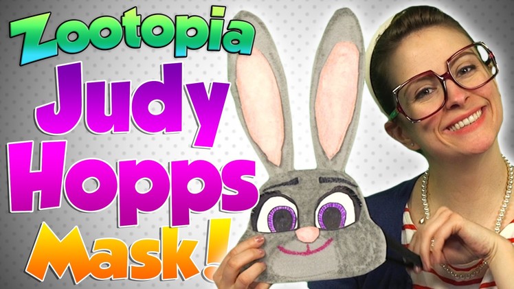 Zootopia - Judy Hopps Mask DIY Craft | Arts and Crafts with Crafty Carol at Cool School