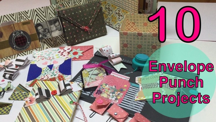 10 Envelope Punchboard Ideas♥Part 1- 10 List Tuesday | I'm A Cool Mom