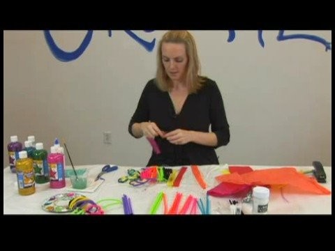 Children's Crafts: Pipe Cleaner Fish : Pipe Cleaner Fish: Using Tissue Paper