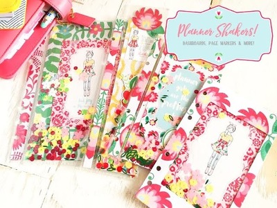 Easy shaker dashboards,  shaker page markers, shaker clips & more with the Planner Society March kit