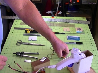 Foam board tools for rc plane builds