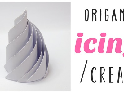 Origami Icing or Whipped Cream Tutorial ♥︎ DIY ♥︎