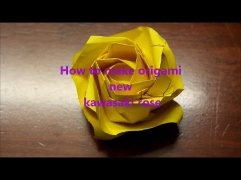Origami New Kawasaki Rose PART 1
