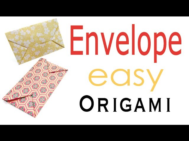 Paper Envelope Origami Easy Tutorial - Origami Kawaii