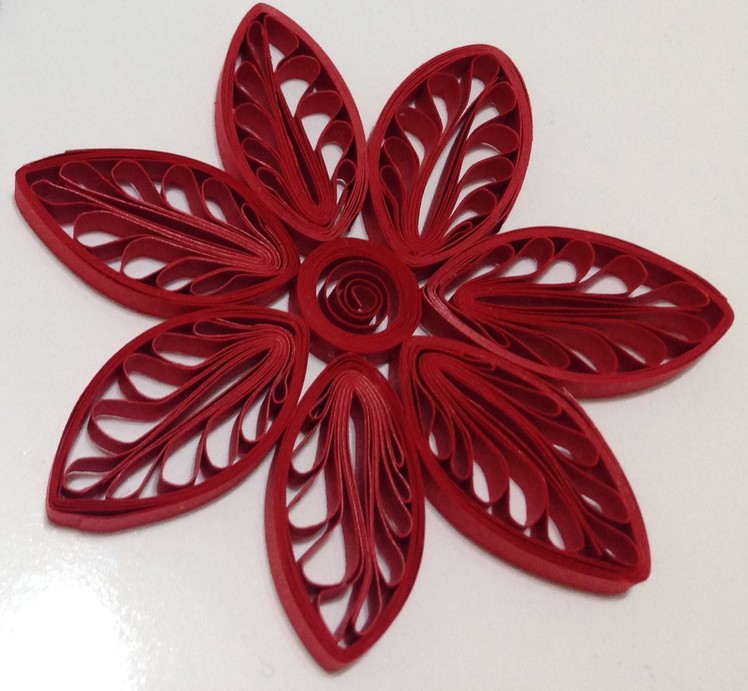 Quilling Flowers using a hair comb