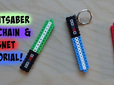 STAR WARS Perler Bead Lightsaber Keychain and Magnets Tutorial