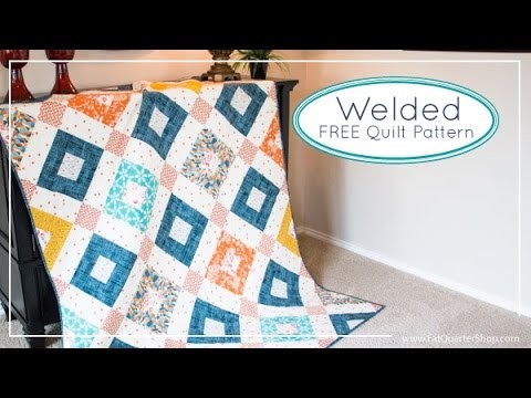 Welded Free Quilt Pattern for Art Gallery Fabrics and Fat Quarter Shop - AGF Stitched
