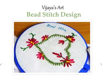 Embroidery Work Designs - Bead Stitch Design