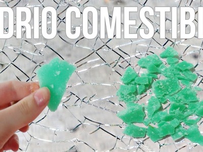 Haz vidrio falso comestible - Tutoriales Belen