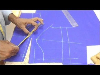 How To Cut Plain Blouse:Priences Cut Blouse(plain choli) Cutting Method