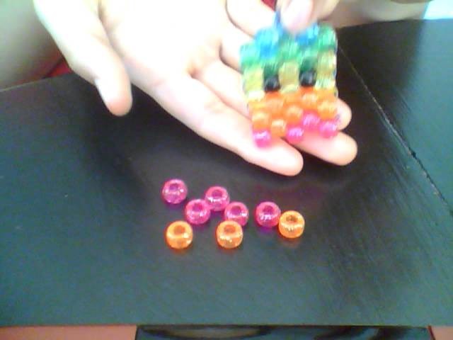 How to make a Peyote.Kandi Pac Man ghost (rainbow style!!)