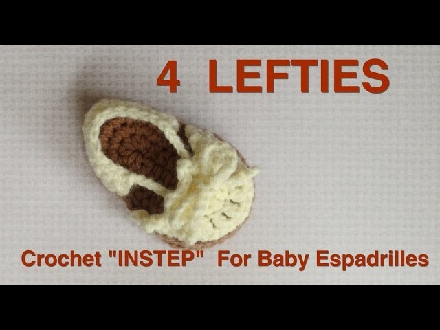 INSTEP for 4" Baby Espadrilles Part 3.3 (4 Lefties)