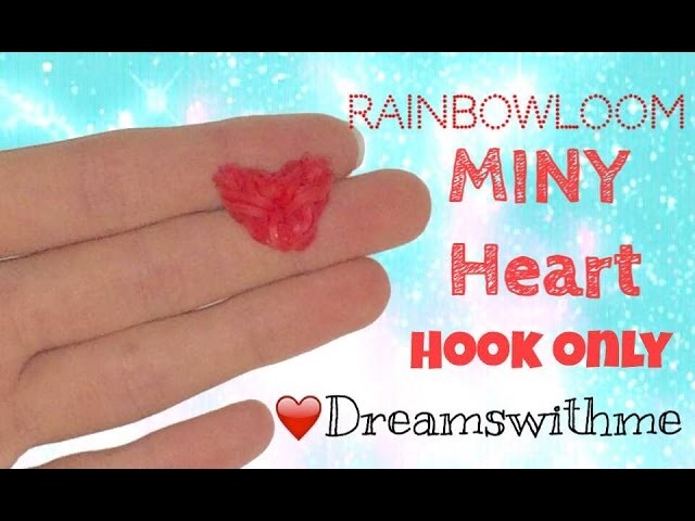 MINY heart hook only in 1 minutes ❤️
