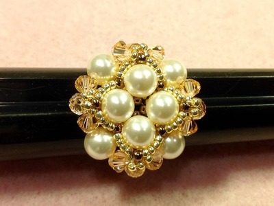Pearl Button Ring Tutorial