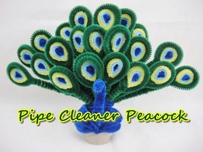 Pipe Cleaner Tutorial - Peacock