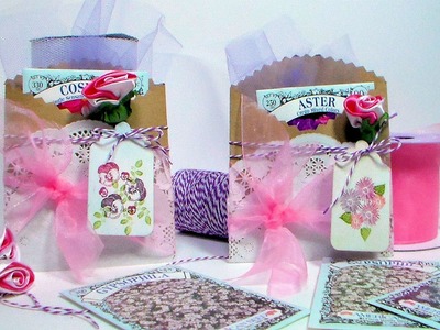 Seed Packet Holder. Mother's Day Card.Invitation