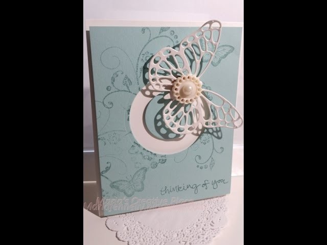 Butterfly Circle Spinning Card