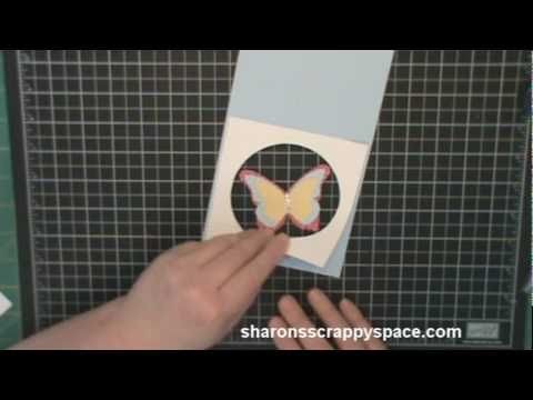 Butterfly Spinning Easel Card Part 2