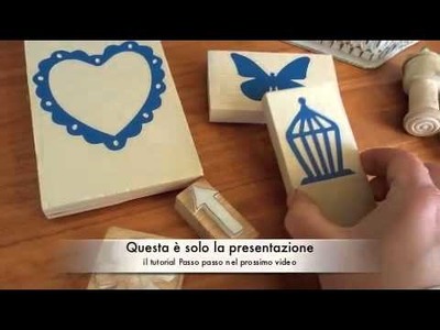 Creare Timbri con la SIZZIX BIG SHOT  How to create stamps with SIZZIX BIG SHOT