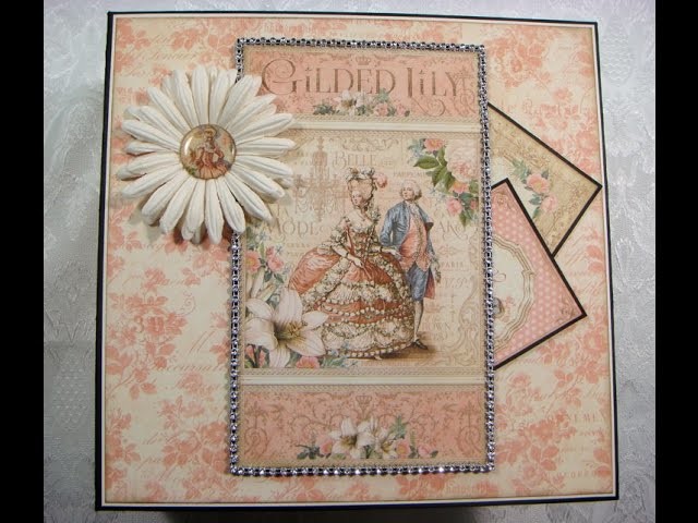 Graphic 45 "Guilded Lily" Large Scrapbook Photo Album