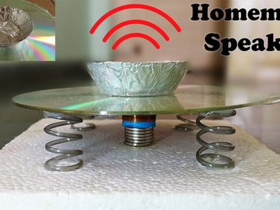 How to Make a Speaker using CD at Home - Easy Way