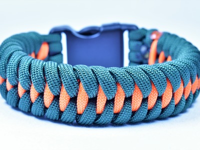 How to make the "Dragon Teeth" Paracord Survival Bracelet - Bored Paracord