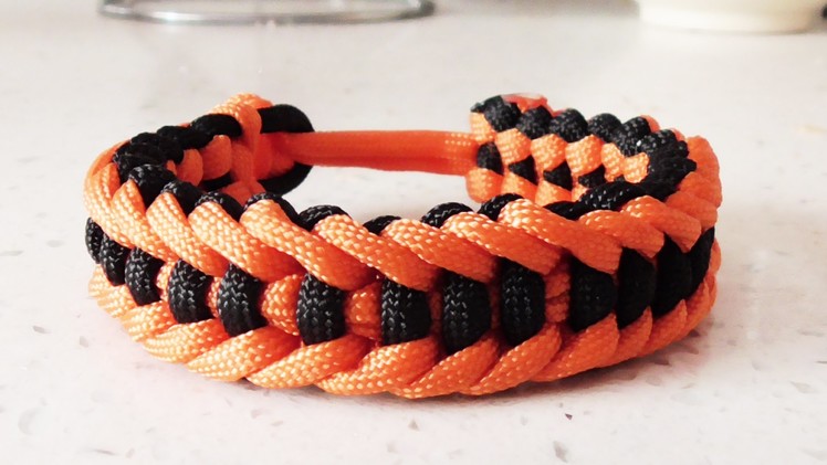 How To Make The Jagged Ladder Paracord Survival Bracelet Without Buckle