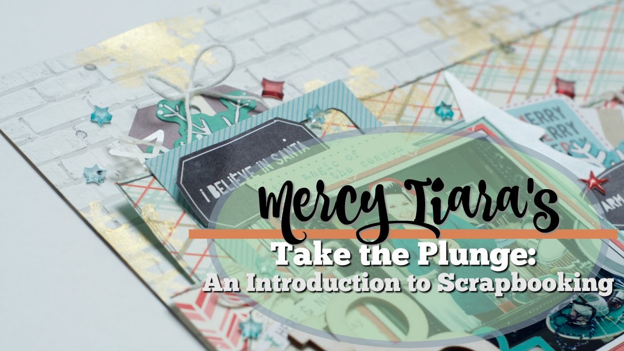 How To Scrapbook 5: Creating A Layout Real Time Instructional Process Video