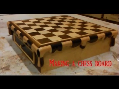 Making a chess board inspired by Salvador dali's melting clock
