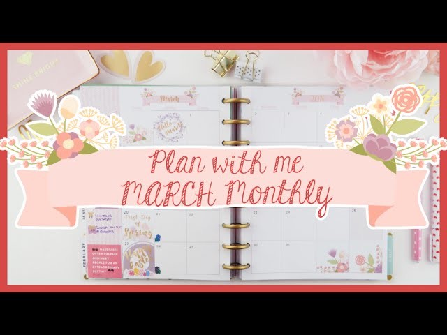 Plan With Me  ❤  MARCH MONTHLY