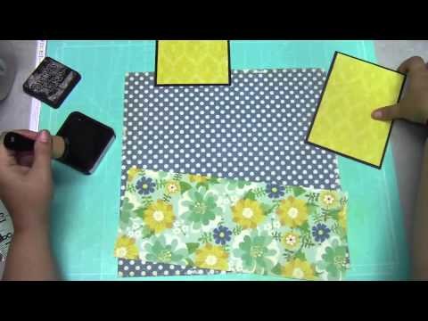 Scrapbooking Process Video 5-7 Layout System Using Phi (1.618) and Echo Park