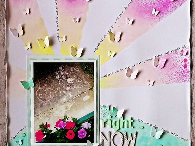Scrapbooking Process Video- Lindy's Stamp Gang Tres Chic Sprays