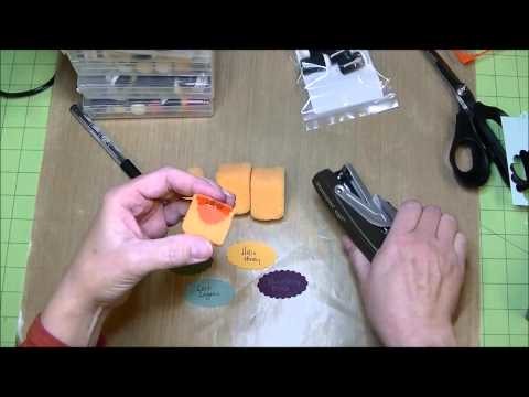 Two Minute Quick Tip:  Sponges and Dauber Creation and Storage