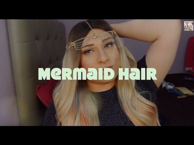 D.I.Y Summer Time Mermaid Dip Dye Ends ( Coral hair color )