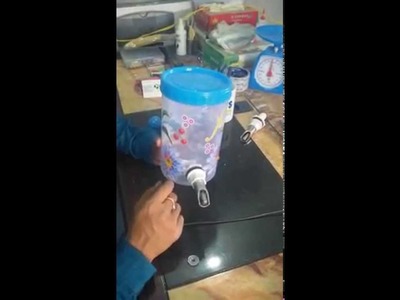 DIY Automatic Drinker Installing Parrot Valves In A Container For Parrots - By Pets Nation